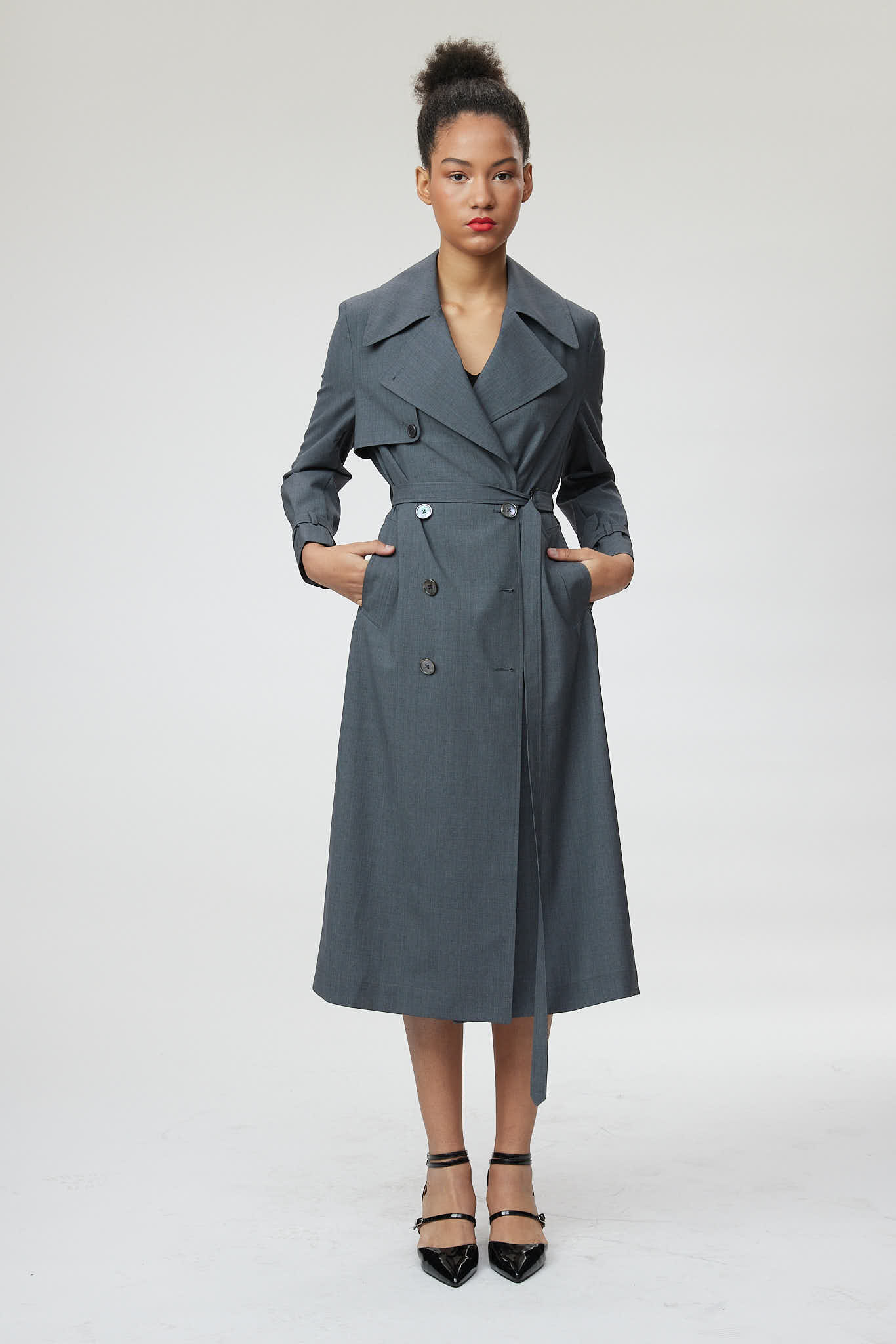 Ct023 Andria Coat Front